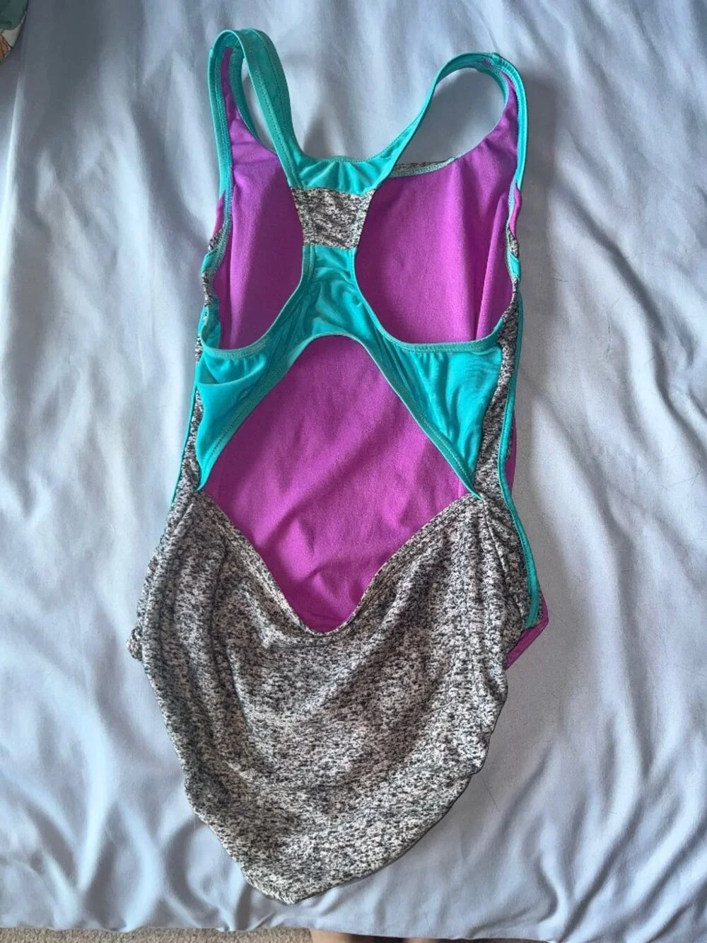 Girls Speedo One Piece | Colorblock | Size 12
